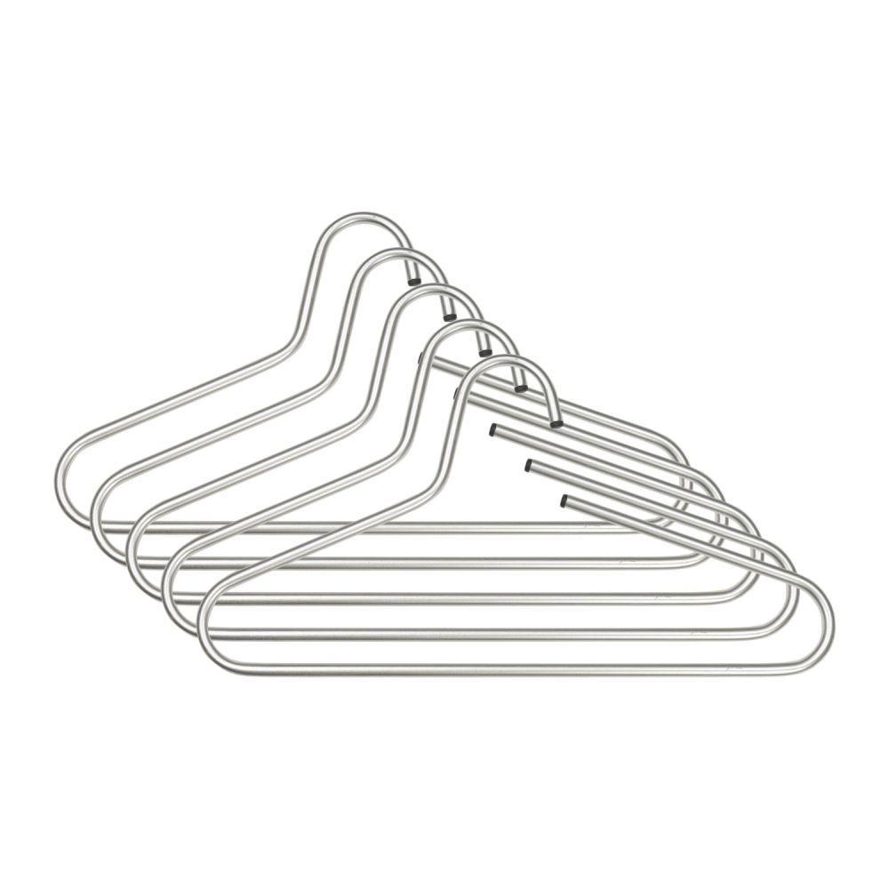 Spinder Design Victorie kledinghangers (set van 5 stuks) - nikkel