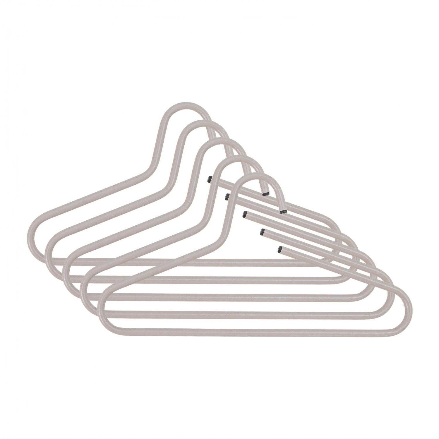 Spinder Design Victorie kledinghangers (set van 5 stuks) - silky taupe
