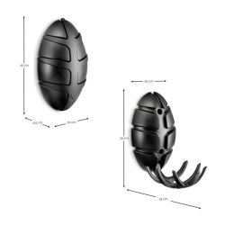 Spinder Design Bug kapstok - silky taupe