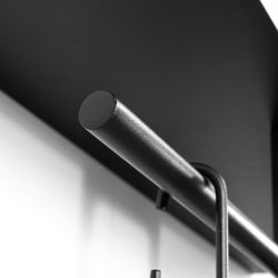 Spinder Design Luno Small 100 wandkapstok - zwart