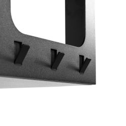 Spinder Design Luno Small 100 wandkapstok - zwart