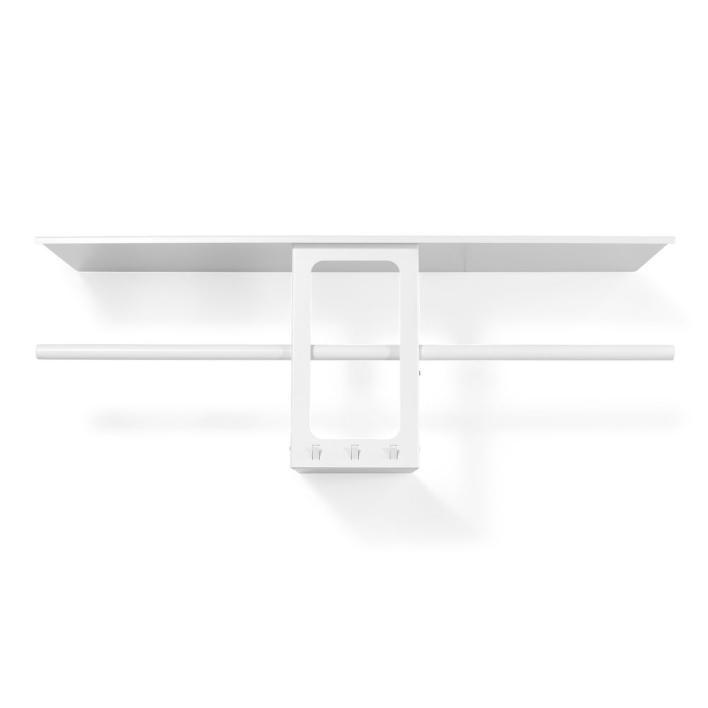 Spinder Design Luno Small 100 wandkapstok - wit