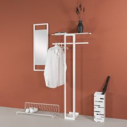 Spinder Design Luno Large 70 wandkapstok - wit