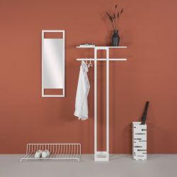 Spinder Design Luno large 70 wandkapstok - wit