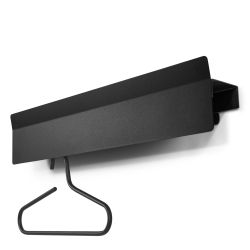 Spinder Design Vigilo 80 wandkapstok - zwart