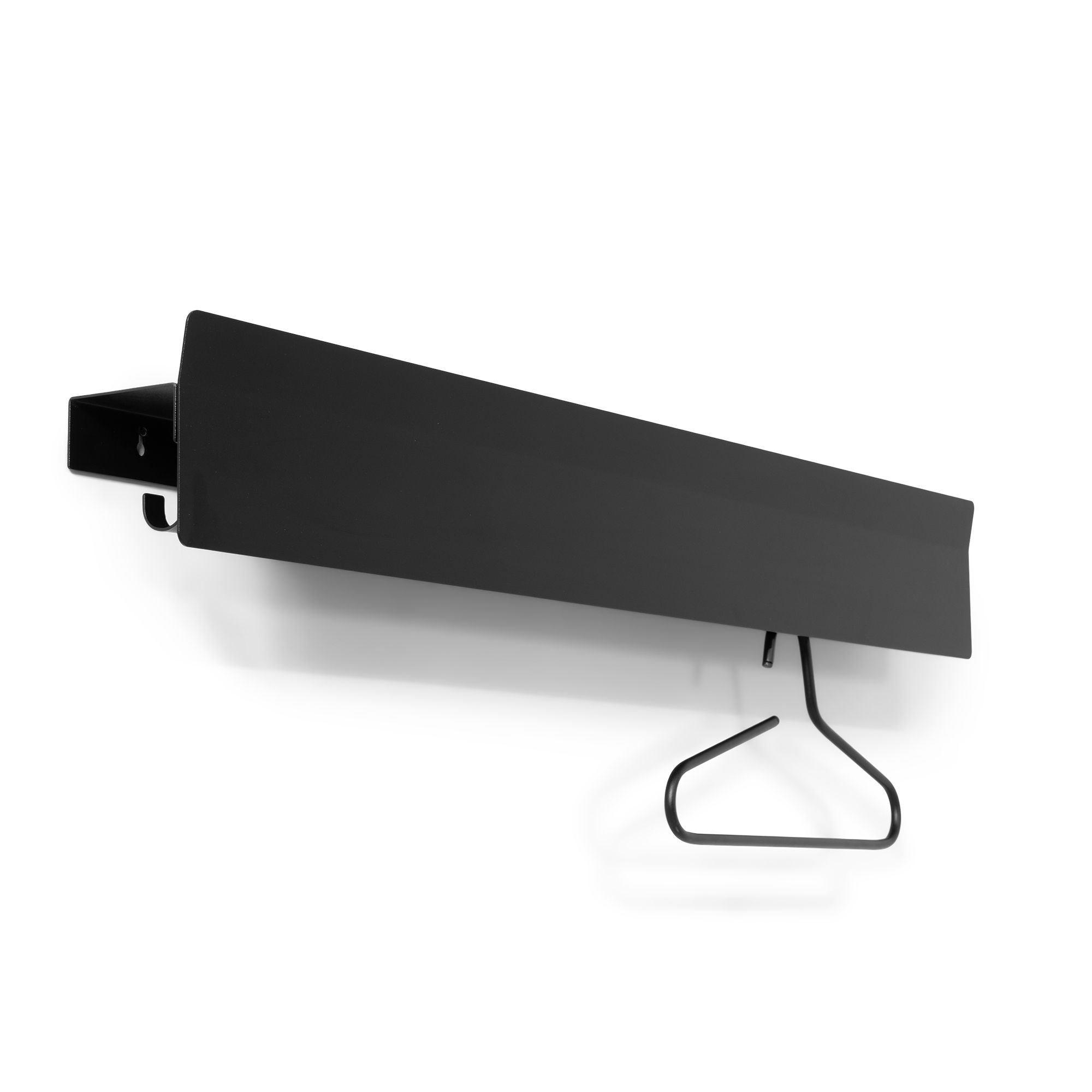 Spinder Design Vigilo 120 wandkapstok - zwart
