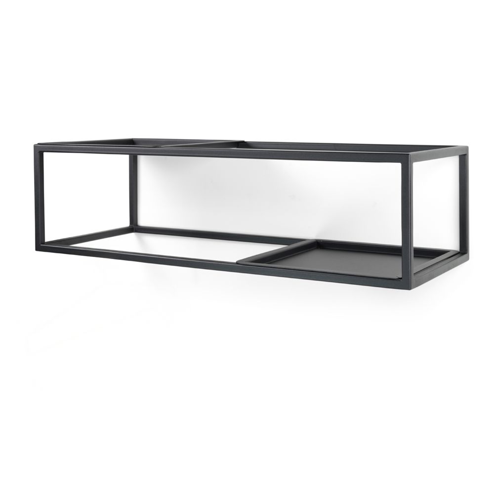 Spinder Design Strato 80 wandkapstok - zwart