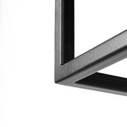 Spinder Design Strato 80 wandkapstok - zwart