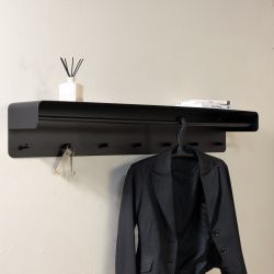 Spinder Design Arcus120wandkapstok - zwart