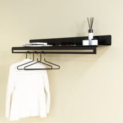 Spinder Design Sway 120 wandkapstok - zwart