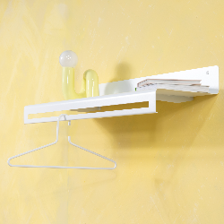 Spinder Design Sway 80 wandkapstok - wit