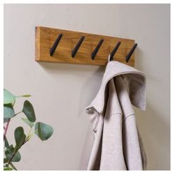 Spinder Design Nub 5 wandkapstok - Eiken