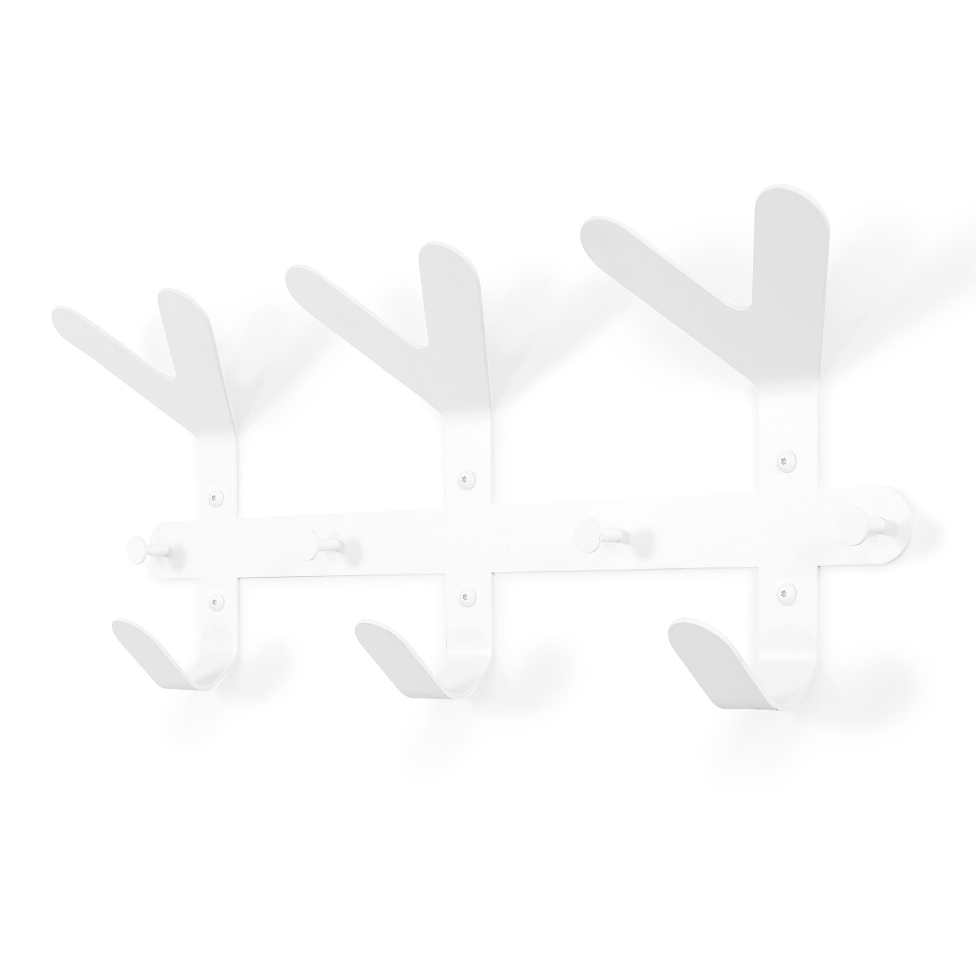 Spinder Design Frondo wandkapstok 66 cm breed - wit
