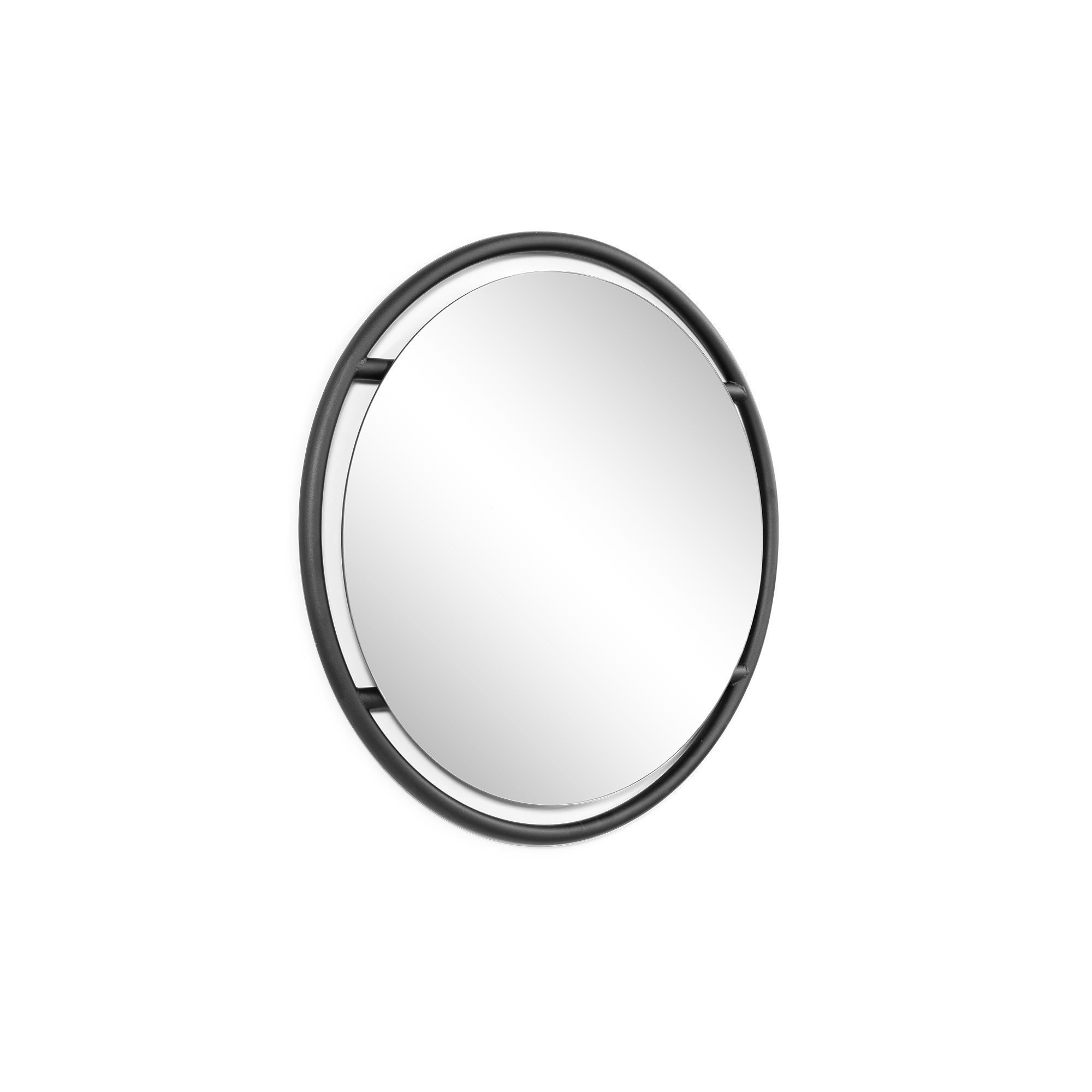 Spinder Design Orbis S spiegel 59x59 cm - zwart