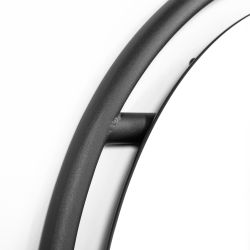 Spinder Design Orbis M spiegel 89x89 cm - zwart