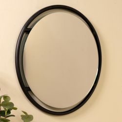 Spinder Design Orbis M spiegel 89x89 cm - zwart