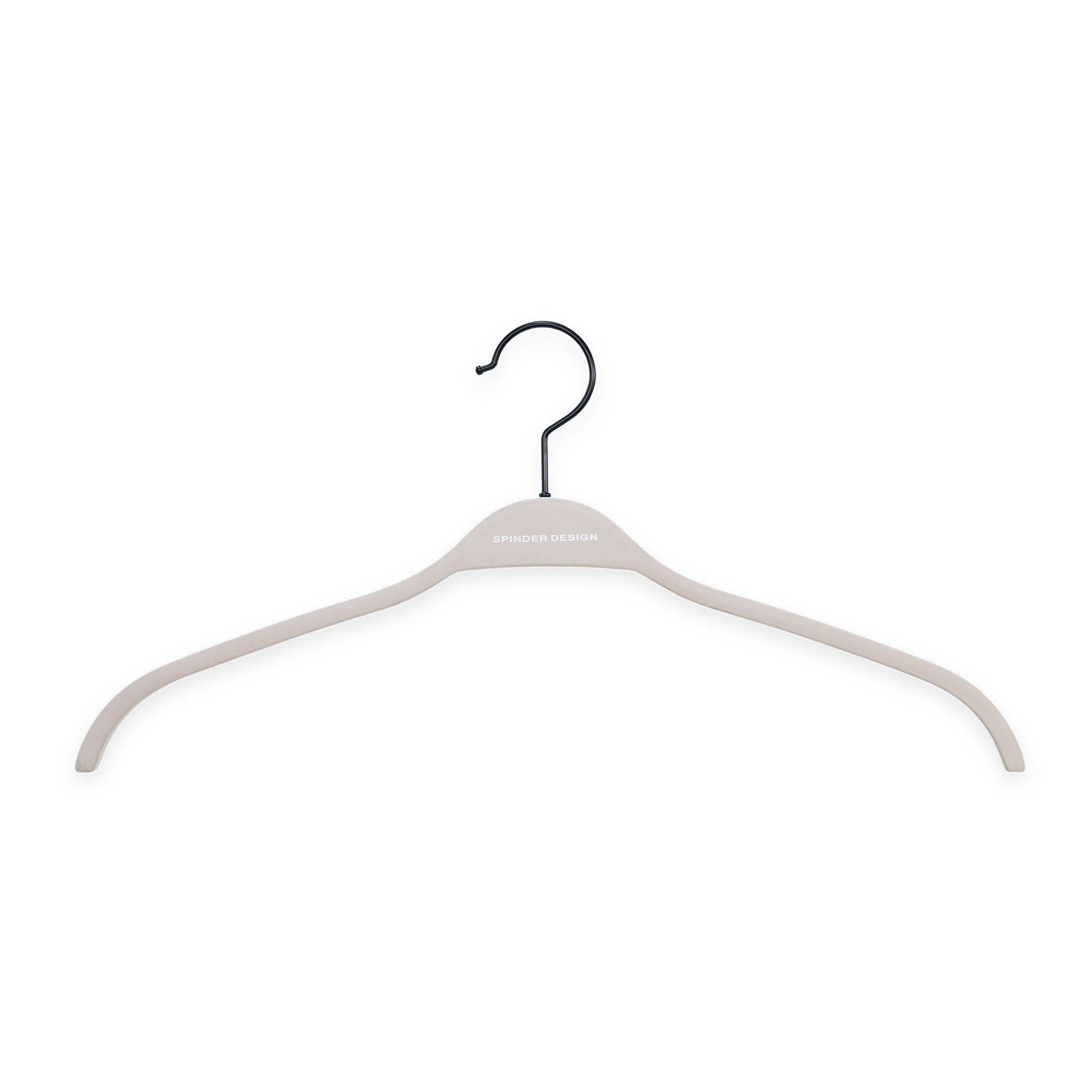 Spinder Design Rosa kledinghangers (set van 5 stuks) - silky taupe