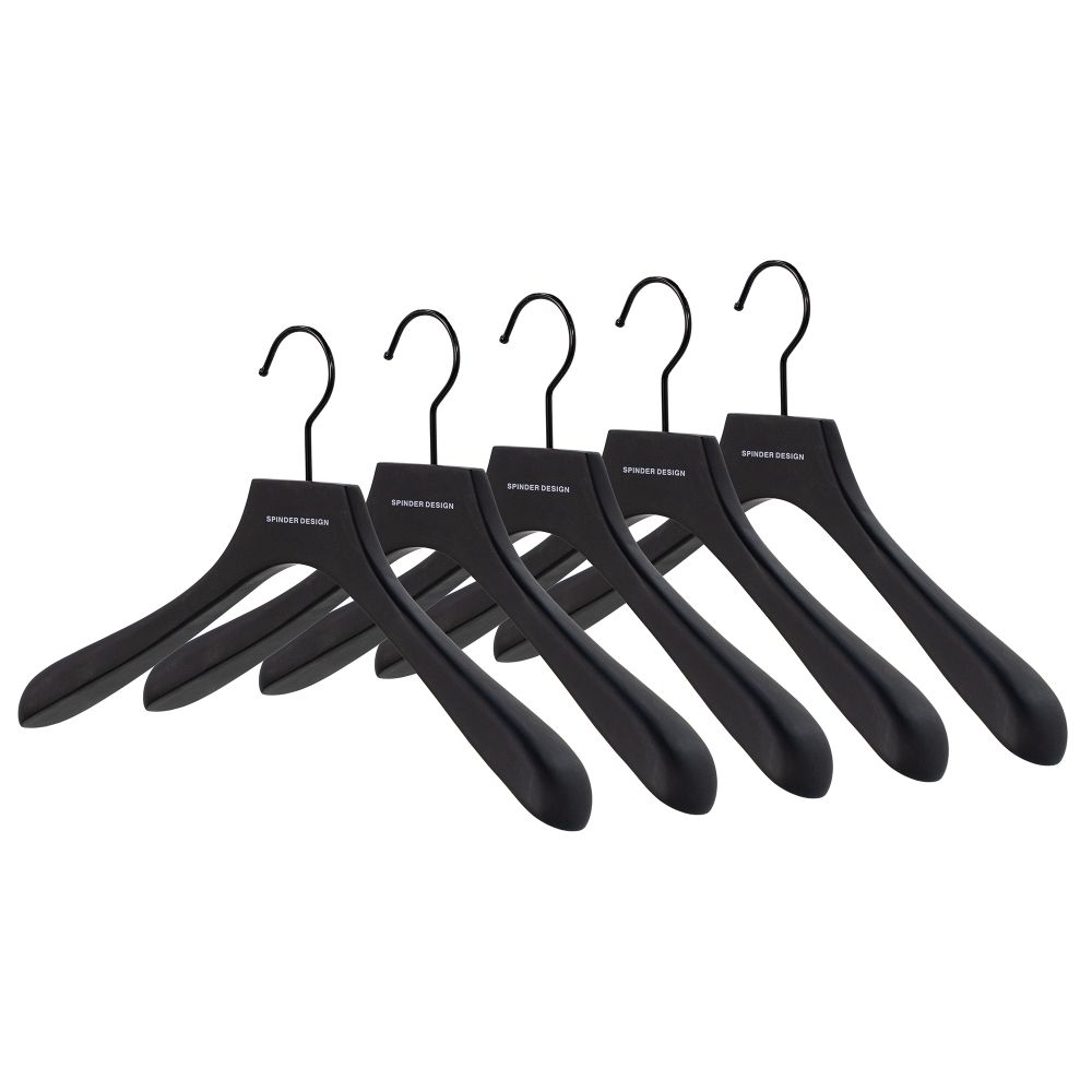 Spinder Design Lotus kledinghangers - zwart