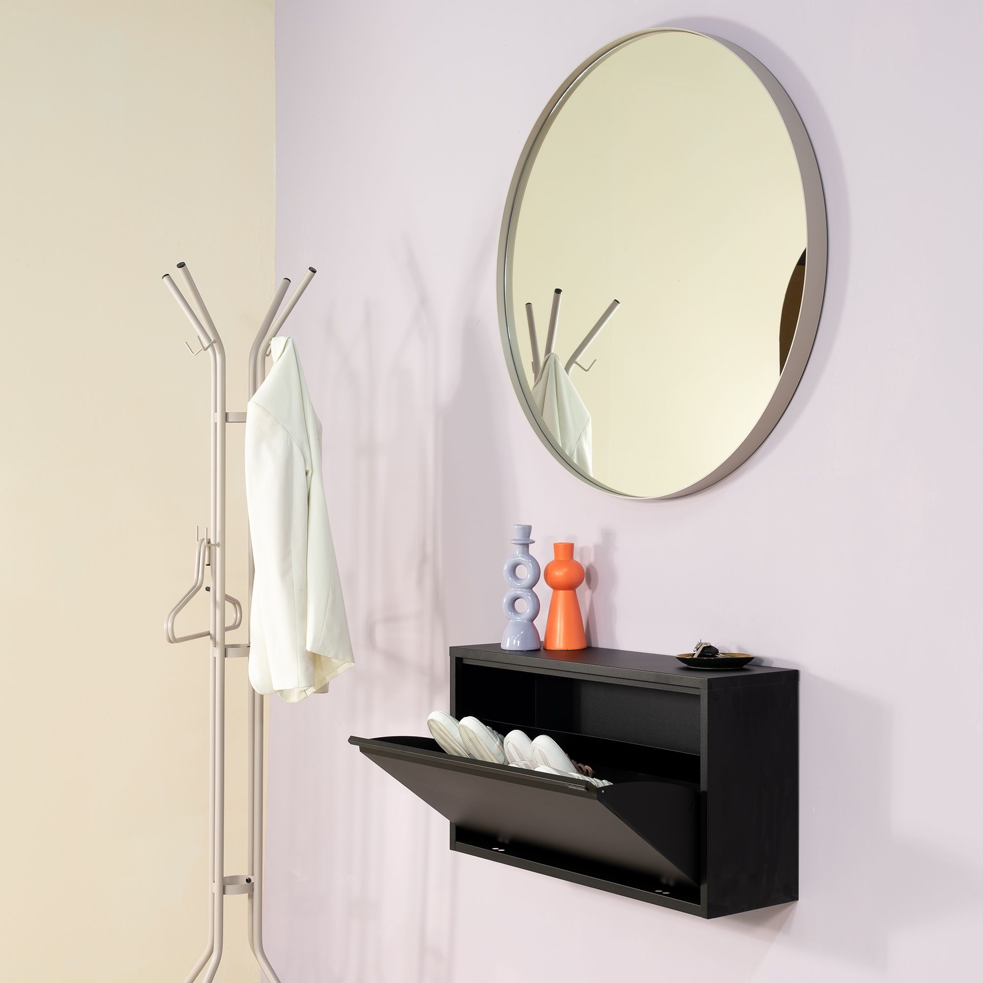 Spinder Design Donna 5 spiegel 90x90 cm - silky taupe