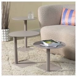 Spinder Design Sunny Medium bijzettafel - silky taupe