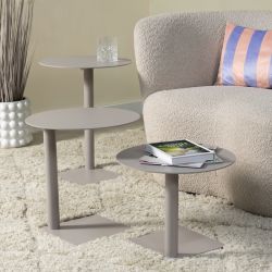 Spinder Design Sunny High bijzettafel - silky taupe