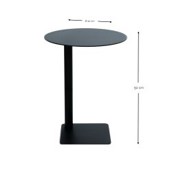 Spinder Design Sunny High bijzettafel - silky taupe