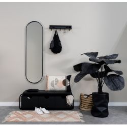 Spinder Design Easy wandkapstok - zwart