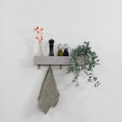 Spinder Design Multi 5 wandkapstok - silky taupe