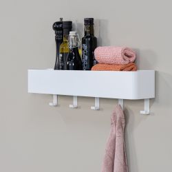 Spinder Design Multi 5 wandkapstok - wit
