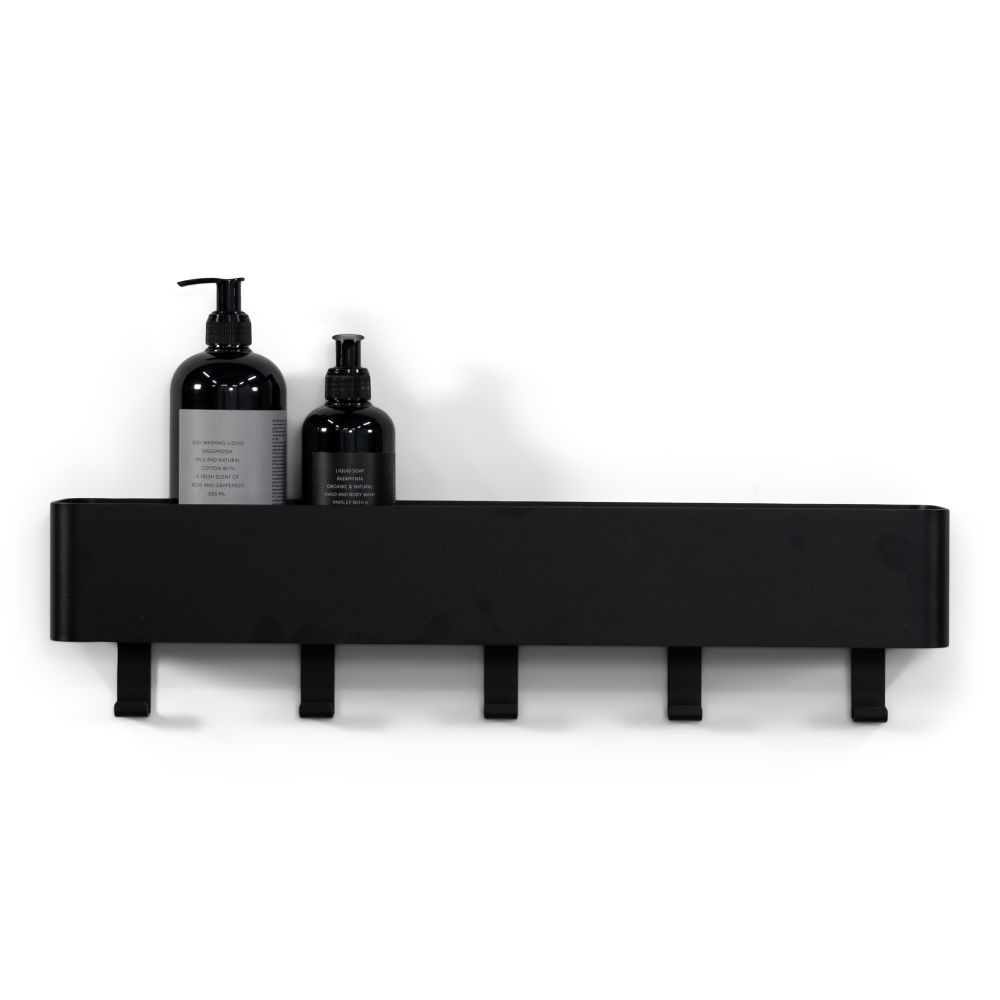 Spinder Design Multi 5 wandkapstok - zwart