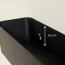 Spinder Design Multi 7 wandkapstok - zwart