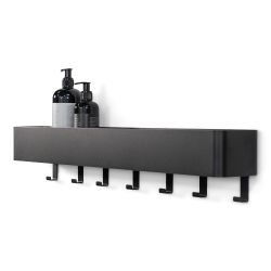Spinder Design Multi 7 wandkapstok - zwart