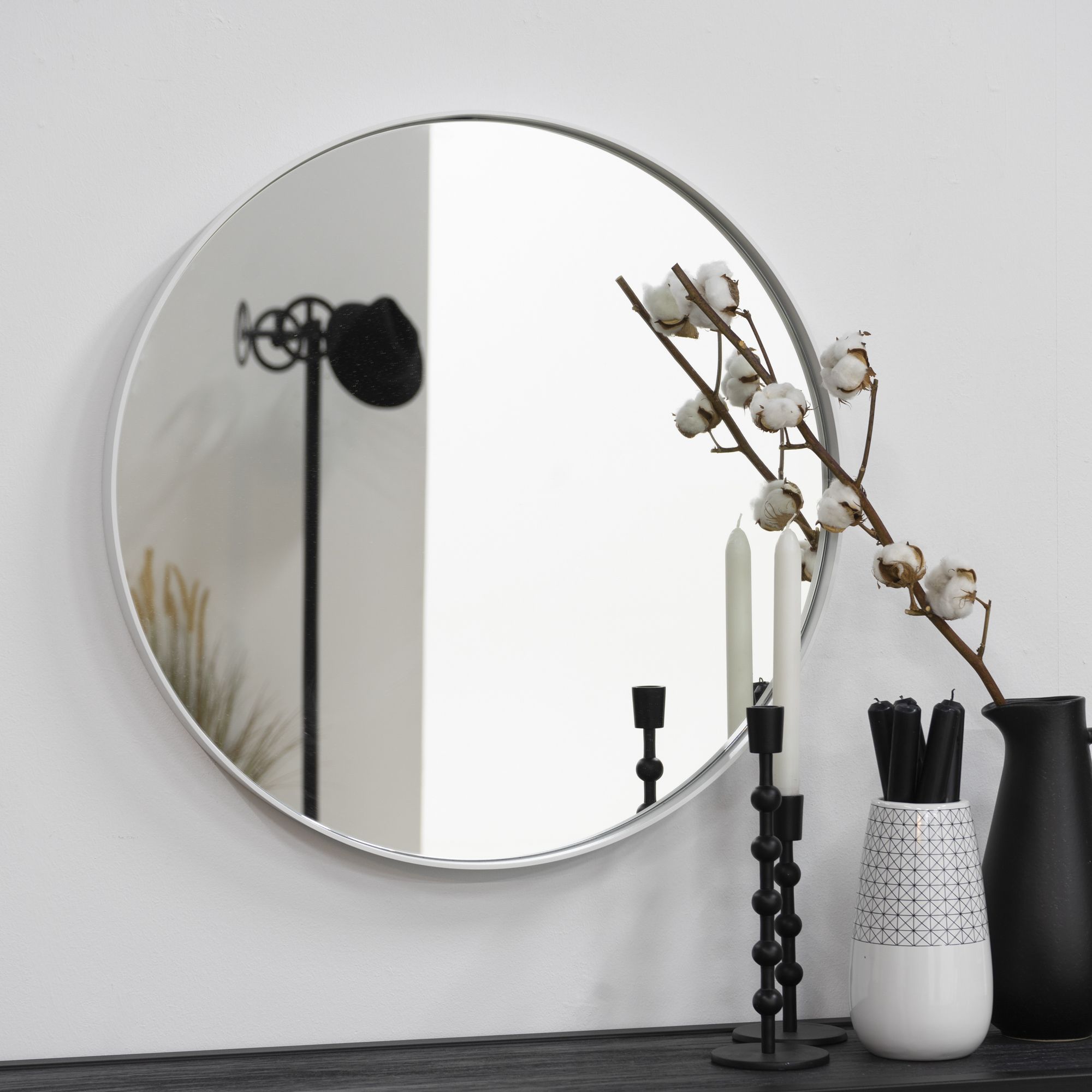 Spinder Design Donna 3 spiegel 60x60 cm - wit