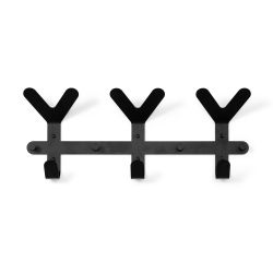 Spinder Design Frondo wandkapstok 66 cm breed - zwart