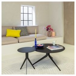 Spinder Design Daley High bijzettafel 45 cm hoog- zwart