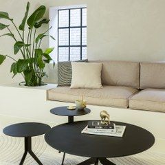 Spinder Design Daley High bijzettafel 45 cm hoog - zwart