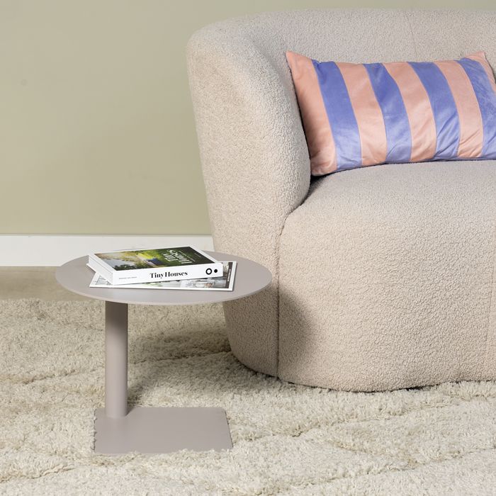 Spinder Design Daley High bijzettafel 45 cm hoog - silky taupe