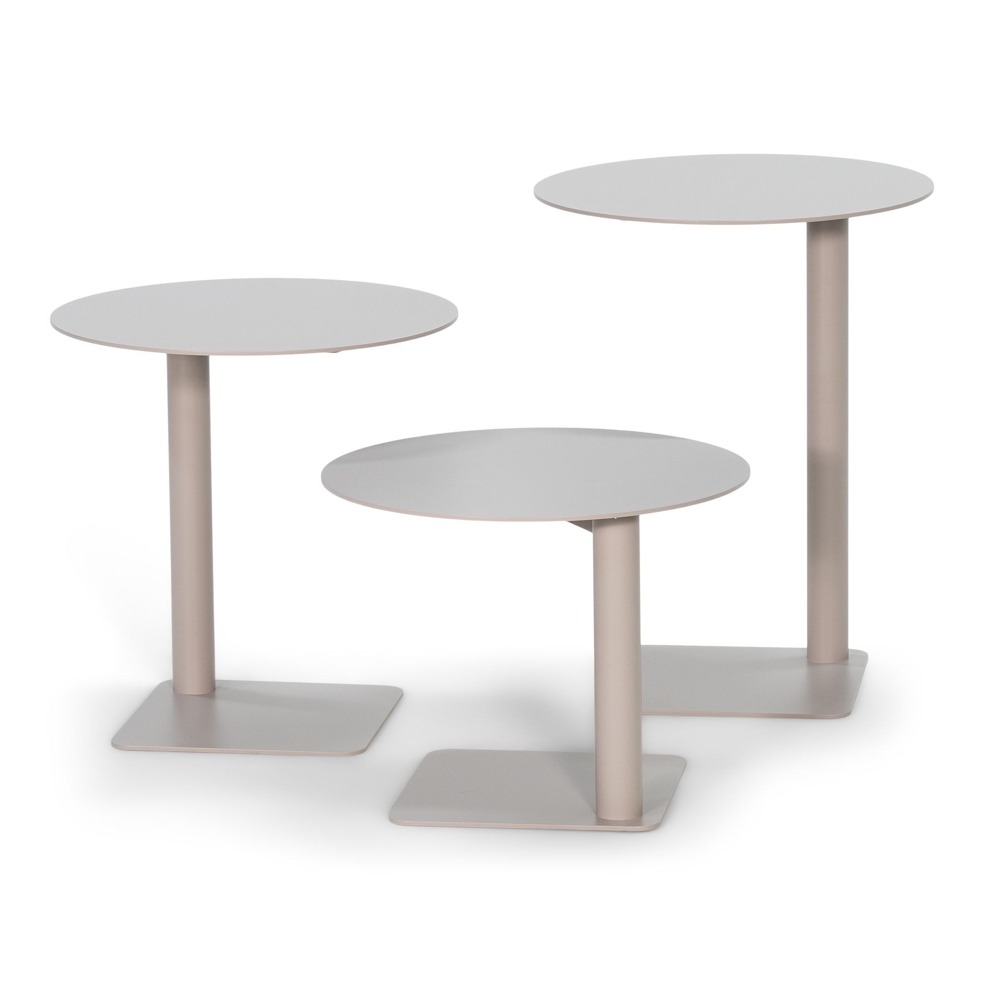 Spinder Design Daley High bijzettafel 45 cm hoog - silky taupe