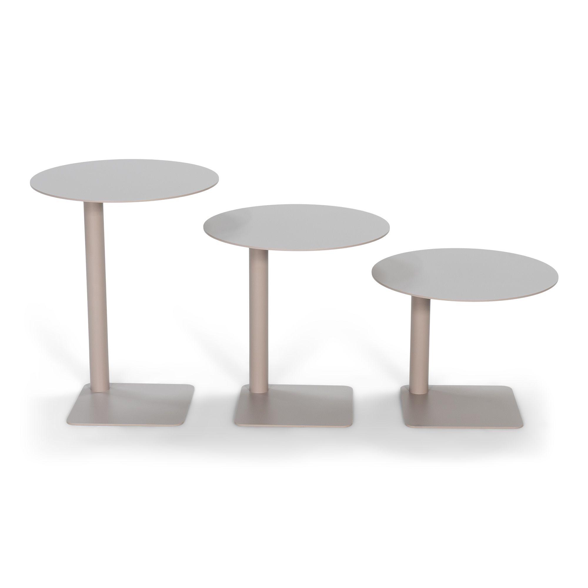 Spinder Design Daley High bijzettafel 45 cm hoog - silky taupe