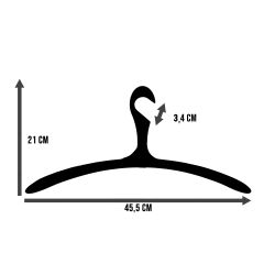 Spinder Design Arx kledinghangers (set van 5) - wit