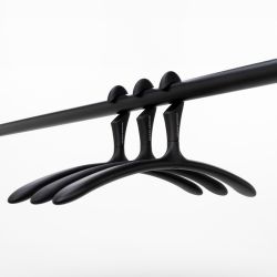 Spinder Design Arx kledinghangers (set van 5) - zwart