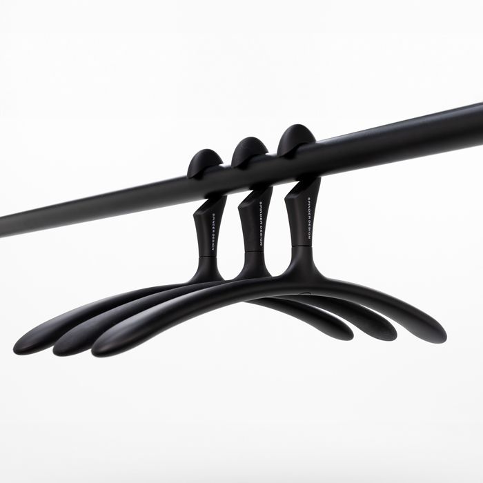Spinder Design Arx kledinghangers (set van 5) - zwart