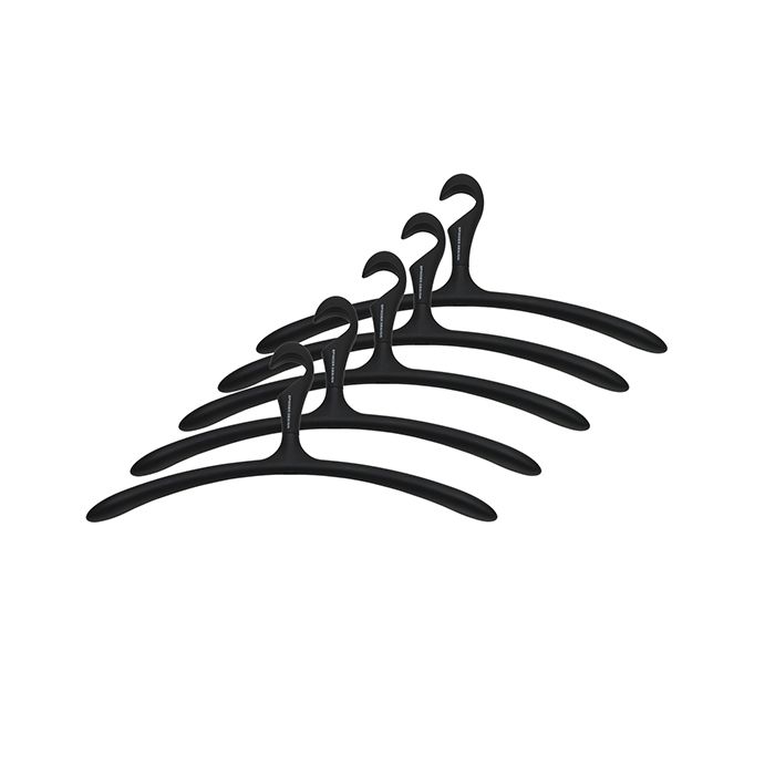 Spinder Design Arx kledinghangers (set van 5) - zwart