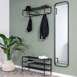 Spinder Design Rex 2 XL wandkapstok - zwart