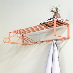 Spinder Design Rex 2 XL wandkapstok - clay terra