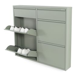 Spinder Design Billy 6 schoenenkast - dusty green