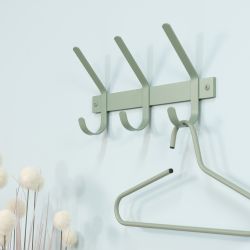 Spinder Design Dexter 3 wandkapstok - dusty  green