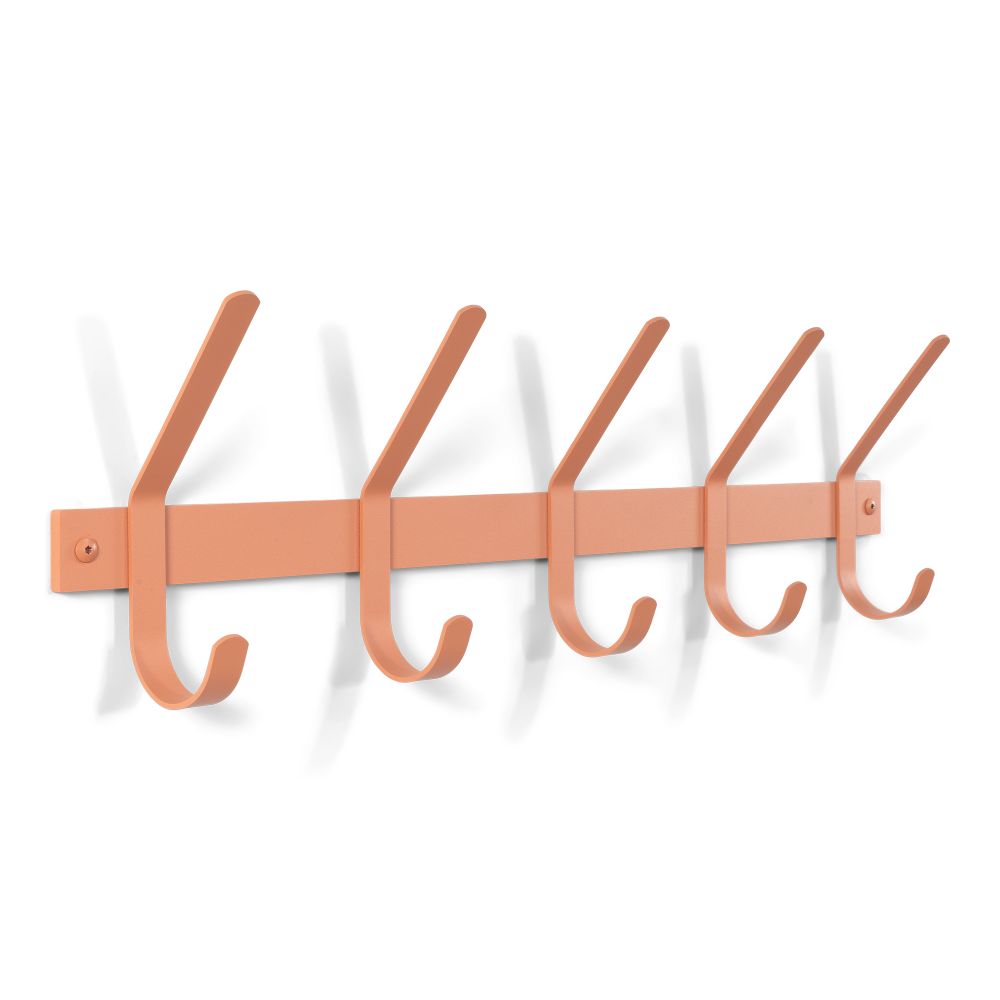 Spinder Design Dexter 5 wandkapstok - clay terra