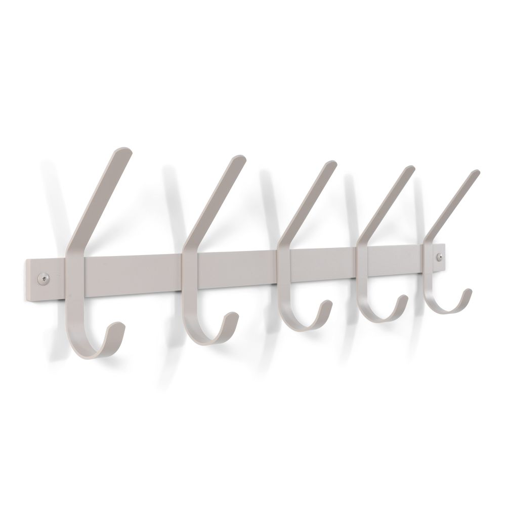 Spinder Design Dexter 5 wandkapstok - silky taupe