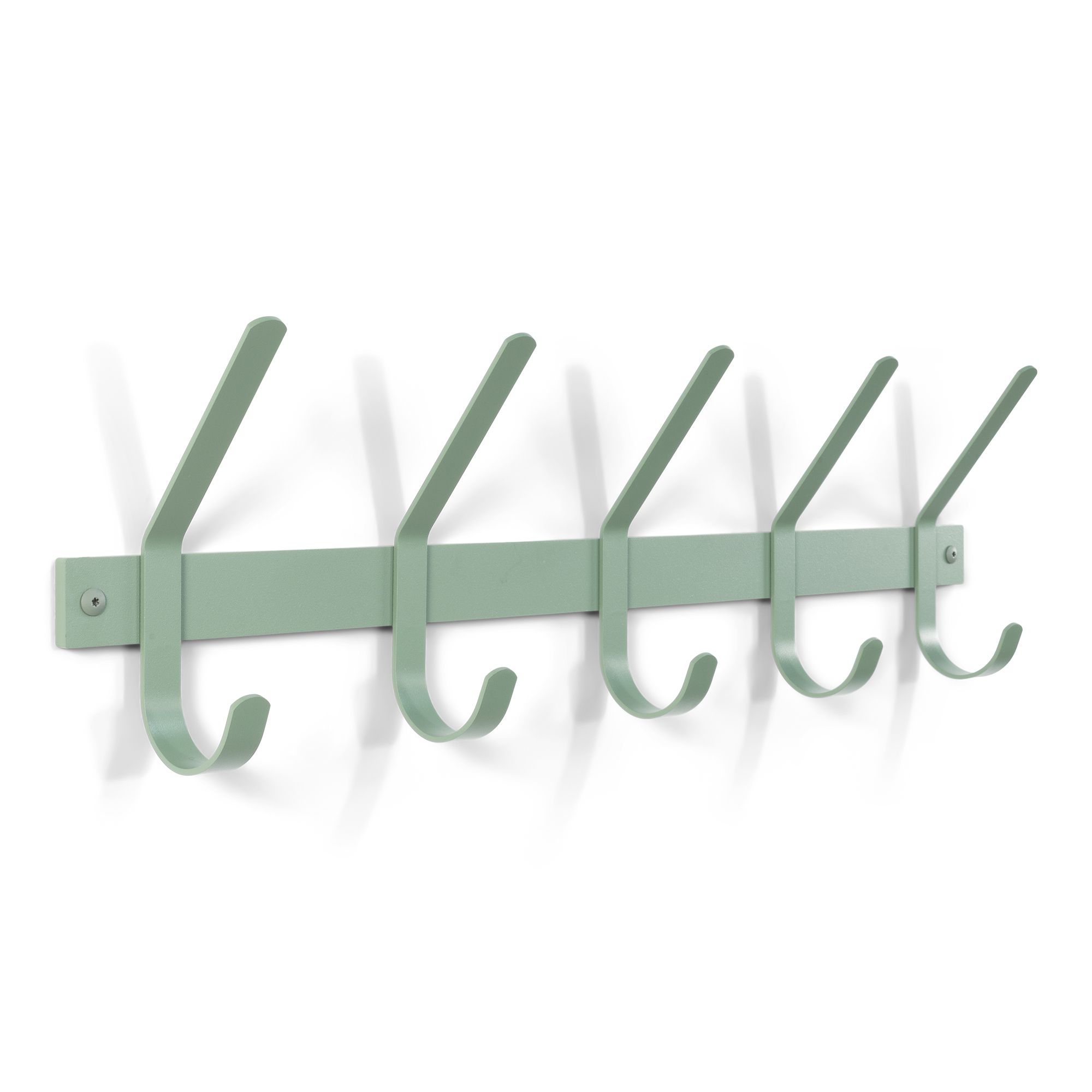 Spinder Design Dexter 5 wandkapstok - dusty green